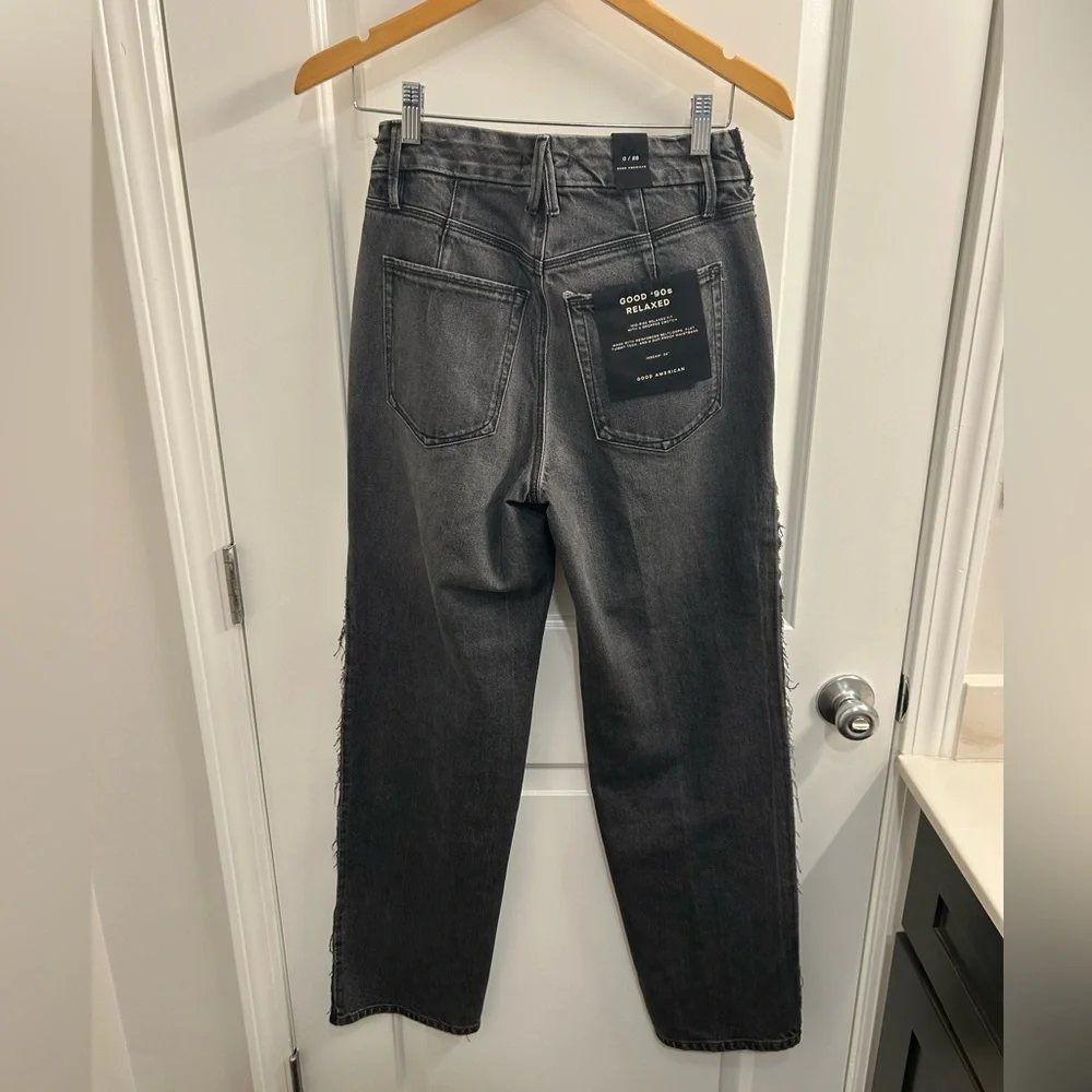 Good American '90s Relaxed Jeans Sz 0 - Picture 6 of 8